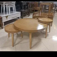 فروش میز عسلی جلومبلی چوب روس تک و عمده|مبلمان خانگی و میز عسلی|کرمانشاه, |دیوار