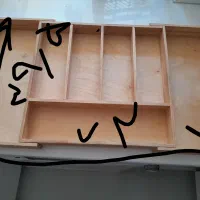 نظم دهنده کشو قاشق چنگال چوبی