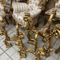 مبل سلطنتی ۹ نفری|مبلمان خانگی و میز عسلی|جلفا, |دیوار