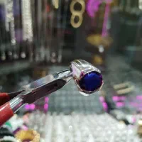 یاقوت کبود اصل آفریقا معدن بینظیر دستساز