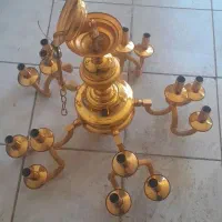 لوستر پانزده شاخه برنز