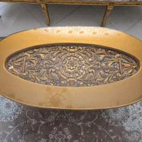 مبل ۹ نفره استیل منبت کاری شده|مبلمان خانگی و میز عسلی|تهران, چهارصد دستگاه|دیوار