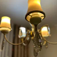 یک جفت لوستر ۵ شاخه