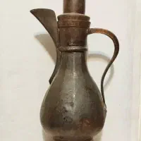 مجمع، کاسه، سماور صحرایی مسی قدیمی عتیقه|ظروف سرو و پذیرایی|مشهد, راهنمایی|دیوار