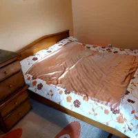 تخت خواب دو نفره کامل ۱۸۰ چوب روسی