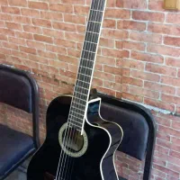 گیتار کلاسیک پیکاپدار هافنر مشکی hofner hac 204 ce|گیتار، بیس، امپلیفایر|قم, آذر (نکویی)|دیوار