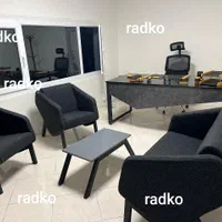 مبلمان اداری نیم ست مدل کات کد218