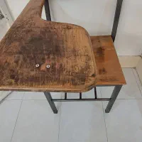 صندلی دسته دار ام دی اف  دو عدد|صندلی و نیمکت|اهواز, زیتون کارمندی|دیوار