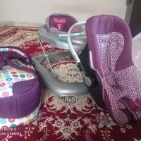 کالسکه و کریر وروروک وپشه بند ساک حمل بچه