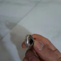 انگشتر دست دلبر نگین مشکی|جواهرات|کاشان, گارزگاه|دیوار