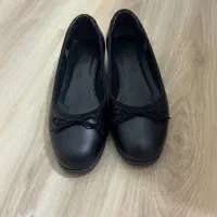 کفش چرم مشکی نوین چرم