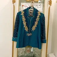 پیراهن ۴۴ و ۴۶ کت دامن مجلسی ۴۸ و مانتو ژاکارد ۴۸|لباس|قم, باغ کرباسی|دیوار