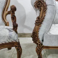 سه سرویس مبل (بعلت تغییرشغل قیمت تولیدی|مبلمان خانگی و میز عسلی|ابریشم, |دیوار