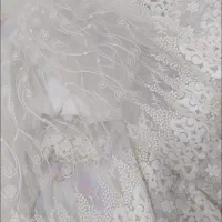 پرده گیپور با آستر متصل