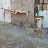 میز آباژور میزتلفن کنارسالنی تمام چوب|میز تلفن|تهران, نعمت‌آباد|دیوار
