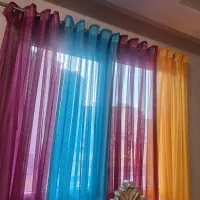 پرده ی حریر|پرده، رانر، رومیزی|قم, باجک دو|دیوار