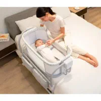 گهواره ماستلا اتوماتیک کنار تخت مادر|تخت و صندلی بچه|رشت, گلسار|دیوار