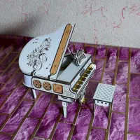 پیانو دکوری ( مینیاتوری )|پیانو، کیبورد، آکاردئون|نقده, |دیوار