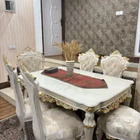 میز نهار خوری شش نفره سلطنتی نو