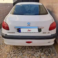 پژو ۲۰۶صندوقدار سفید مدل ۸۸ تمیز و سالم