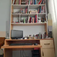 میز کامپیوتر کتابخانه دار|میز تحریر و کامپیوتر|مشهد, سجادیه|دیوار