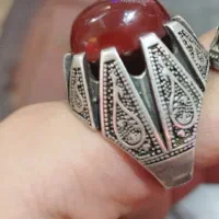 انگشتر نقره عقیق (فروش فقط امروز)
