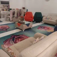 مبل و میز ناهارخوری و قالیچه