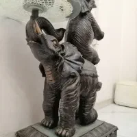 مجسمه فیل فایبرگلس|مجسمه، تندیس، ماکت|ساری, |دیوار