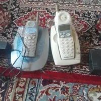 گوشی تلفن بیسیم و واکمن ضبط وپخش،میکروفن وباند