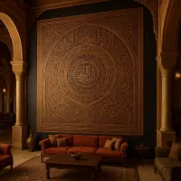 طراحی دکوراسیون داخلی با ورق مس|خدمات پیشه و مهارت|اصفهان, نقش جهان|دیوار