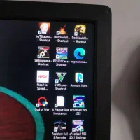 مینی کیس گیمینگ به همراه مانیتور 24 اینچ ips|رایانه رومیزی|قروه, |دیوار