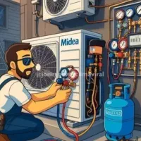 تعمیر، نصب و سرویس تخصصی کولر گازی (در محل)
