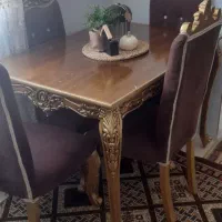 میز ناهارخوری ۴ نفره|میز و صندلی غذاخوری|بروجرد, |دیوار