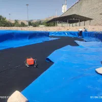 ساخت دریاچه مصنوعی با عایق ورق ژئوممبران آبی|عمدهفروشی|قم, آزادگان|دیوار