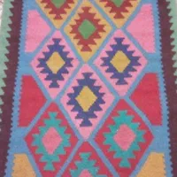 گلیم دست بافت .تلفیق هنر