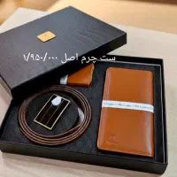 کادو برای تولد چرم گاوی اصل ست کیف هدیه شوزبگ دستی