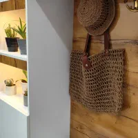کیف و کلاه  رافیا  (دست بافت)