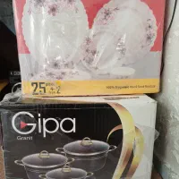 قابلمه نسوز 7 پارچه و ظروف آرکوپال 25 پارچه