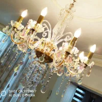 یک عدد لوستر آنتیک و قدیمی اصل چک...