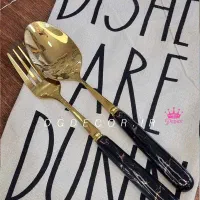 قاشق چنگال دسته سرامیکی|ظروف سرو و پذیرایی|کرمانشاه, |دیوار