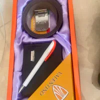 ست چرم کیف و کمربند VALENTINO