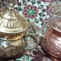 پارچ ورشو لب اردکی آنتیک قوری مسی|کلکسیون اشیاء عتیقه|تهران, دستغیب|دیوار