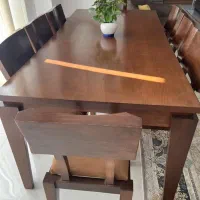 میز ناهار خوری ۸ نفره سالم