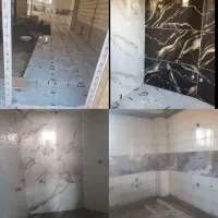 استاد کاشی کار  به صورت چسبی ودوغابی