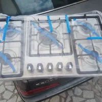 اجاق گاز استیل ۵ شعله نو