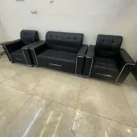 ست مبلمان اداری چهار نفره چرمی