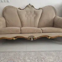 فروش مبل۷نفره میز تلویزیون ویترین فرش۶و۱۲ متری۲عدد|میز تلویزیون|تاکستان, |دیوار