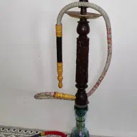 قلیان تنه چوب سرخ