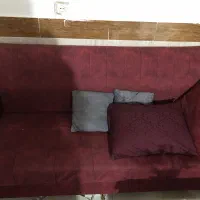 مبل ۷ نفره زرشکی