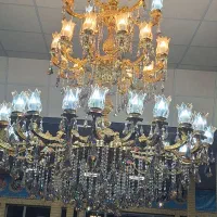 لوستر ۴ طبقه بزرگ مسجدی